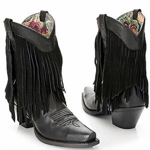 Ariat Black Fringe Boot